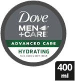 Dove Men+Care Advanced Care Hydrating Face, Hand & Body Cream 400ml
