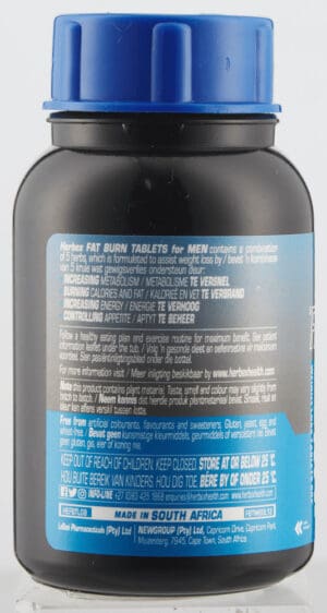 Herbex Fat Burn Weight Loss Tablets for Men 60pk
