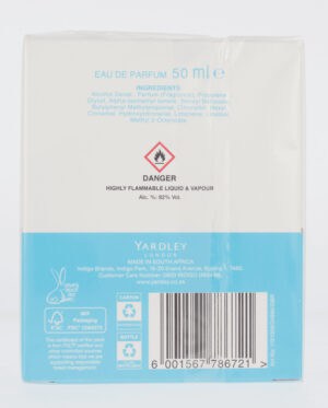 Yardley White Satin Pure Eau De Parfum 50ml