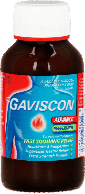 Gaviscon Advance Peppermint Antacid Liquid 200ml
