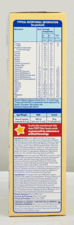 Purity From 6 Months Banana Baby Cereal 450g