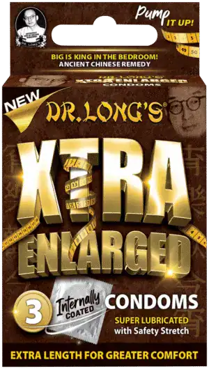 Dr. Long's Enlarged Condoms 3pk