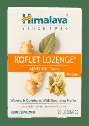 Himalaya Menthol Flavour Koflet Lozenges 20pk