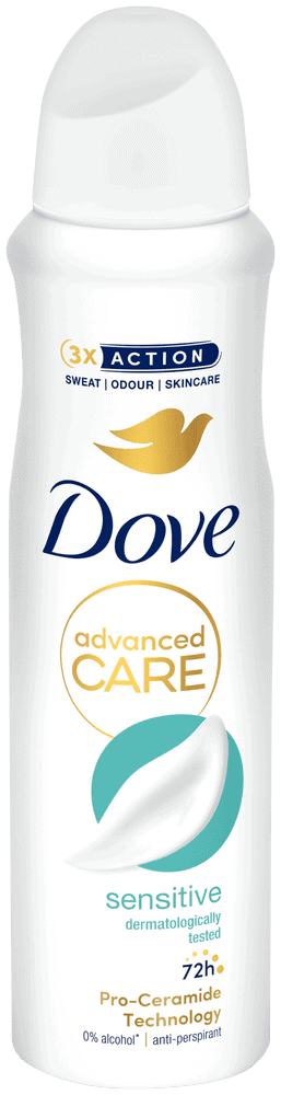 Dove Advanced Care Sensitive Anti-Perspirant Body Spray 150ml