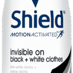 Shield Women Invisible Black and White Antiperspirant Deodorant Body Spray 150ml