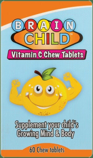 Brain Child Vitamin C Chew Tablets 60s