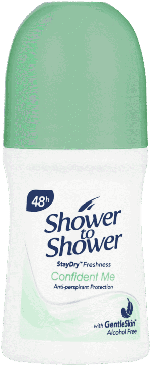 Shower To Shower Confident Me Anti-Perspirant Roll-On 50ml