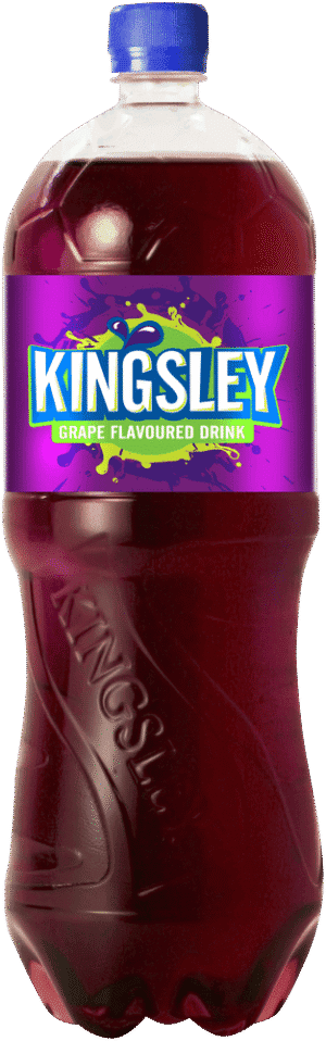 Kingsley Grape Flavoured Sparkling Soft Drink 2L