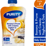 Purity From 7 Months Banana & Prune with Creamy Yoghurt & Oats Brekki 110ml