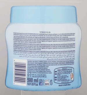Clere Vanilla Honey Cream & Argan Oil Repairing Body Crème 500ml