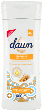 Dawn Radiant Glow with Gold Dust Moisturizing Body Lotion 400ml