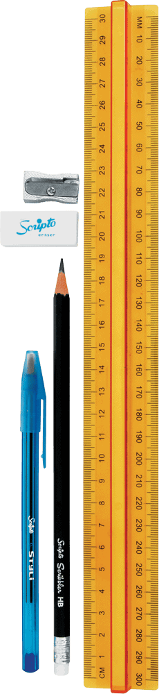 Scripto Finger Lift School Pack 5pc