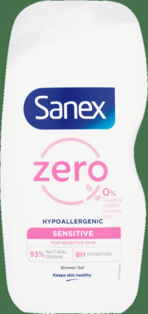Sanex Zero% Sensitive Hypoallergenic Shower Gel 500ml
