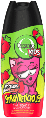Organics For Kids Strawbelicious 2in1 Shampoo and Conditioner 400ml