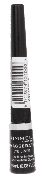Rimmel Exaggerate Black Liquid Eye Liner 2.5ml