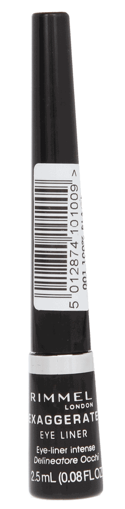 Rimmel Exaggerate Black Liquid Eye Liner 2.5ml