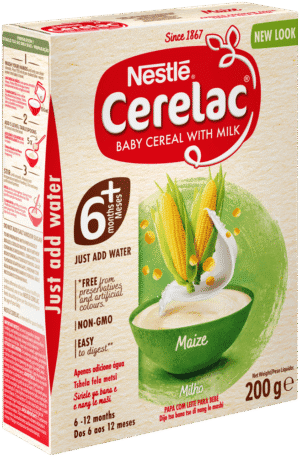 Nestlé Cerelac Maize Baby Cereal With Milk 200g
