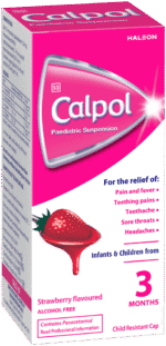 Calpol Strawberry Flavoured Paediatric Suspension 100ml