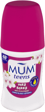 MUM Teen Very Berry Anti-Perspirant Roll-On 50ml