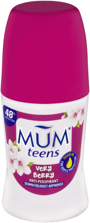 MUM Teen Very Berry Anti-Perspirant Roll-On 50ml