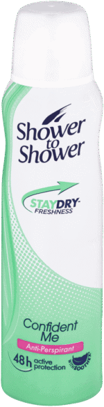 Shower To Shower StayDry Confident Me Anti-Perspirant Spray 150ml