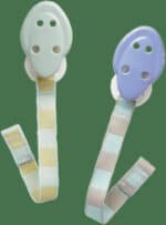 Tommee Tippee ClipOn Assorted Soother Holders 2pk