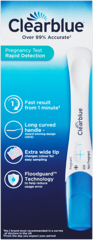 image-0 Clearblue Rapid Detection Pregnancy Test 2pk