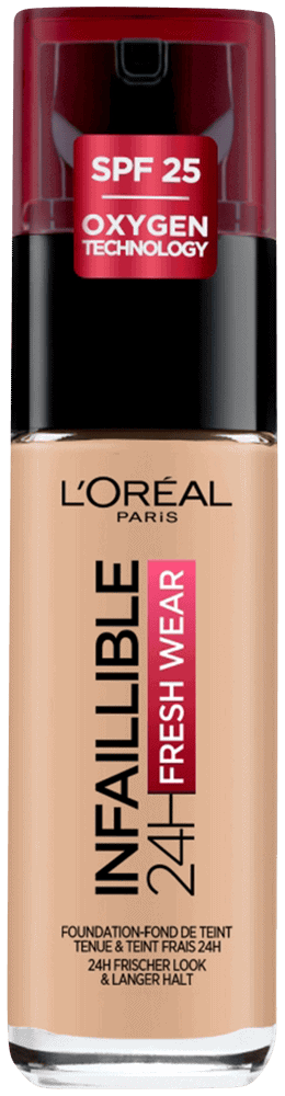 L'oréal Paris Infaillible Natural Rose SPF 25 24H Fresh Wear Foundation 30ml