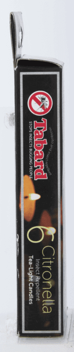 Tabard Citronella Insect Repellent Tea-Light Candles 6pk