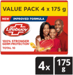 Lifebuoy Total 10 Hygiene Soap Bar 4 x 175g