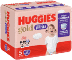 Huggies Gold Size 5 Disposable Nappy Pants 22pk