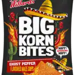 Willards Big Korn Bites Ghost Pepper Flavoured Maize Chips 50g