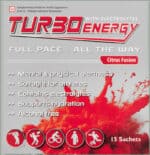 Turbo Energy Citrus Fusion Supplement with Electrolytes 15pk