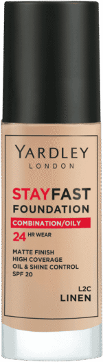 Yardley Stayfast Linen SPF 20 24HR Liquid Foundation 30ml