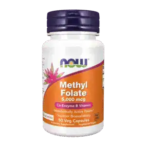 NOW Foods METHYL FOLATE 5000MCG 50 CAPS