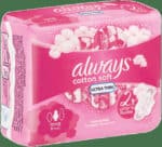 Always Cotton Soft Long Ultra Thin Sanitary Pads 8pk