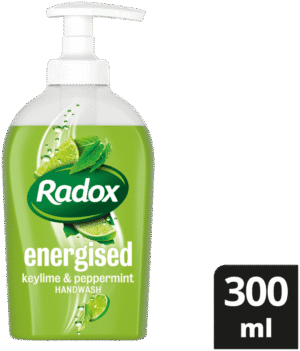 Radox Feel Energised Keylime and Peppermint Cleansing Hand Wash Soap 300ml