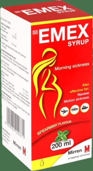 Emex Spearmint Flavoured Morning Sickness Syrup 200ml