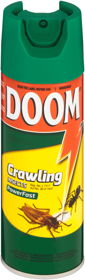 DOOM Powerfast Crawling Insects Spray 180ml
