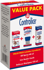 Controlice Head Lice Treatment Pack 3pc