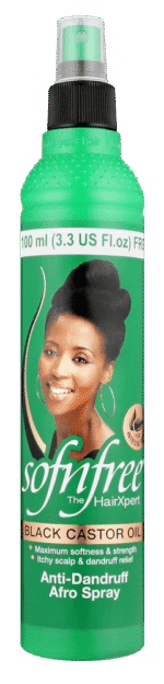 Sofnfree Black Castor Oil Anti-Dandruff Afro Spray 350ml