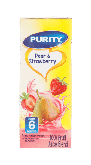 Purity From 6 Months Pear & Strawberry 100% Fruit Juice Blend 200ml