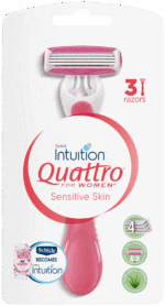 SCHICK QUATTRO 4 WOMEN DISP 3'S