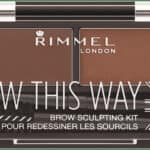 Rimmel Brow This Way Dark Brown Brow Sculpting Kit 1s