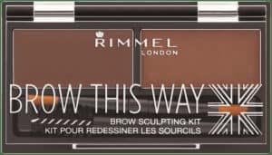 Rimmel Brow This Way Dark Brown Brow Sculpting Kit 1s