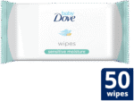 Baby Dove Sensitive Moisture Fragrance-Free Wipes 50pk