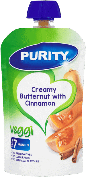 Purity From 7 Months Creamy Butternut with Cinnamon Veggi 110ml