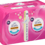 Lil-lets Super Scented Maxi Thick Sanitary Pads with Wings 16pk