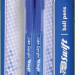 Scripto Blue Supafine Swift Ball Pen 2pk