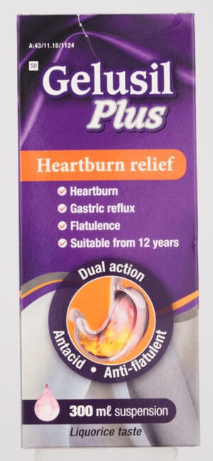 Gelusil Plus Heartburn Relief Syrup 300ml